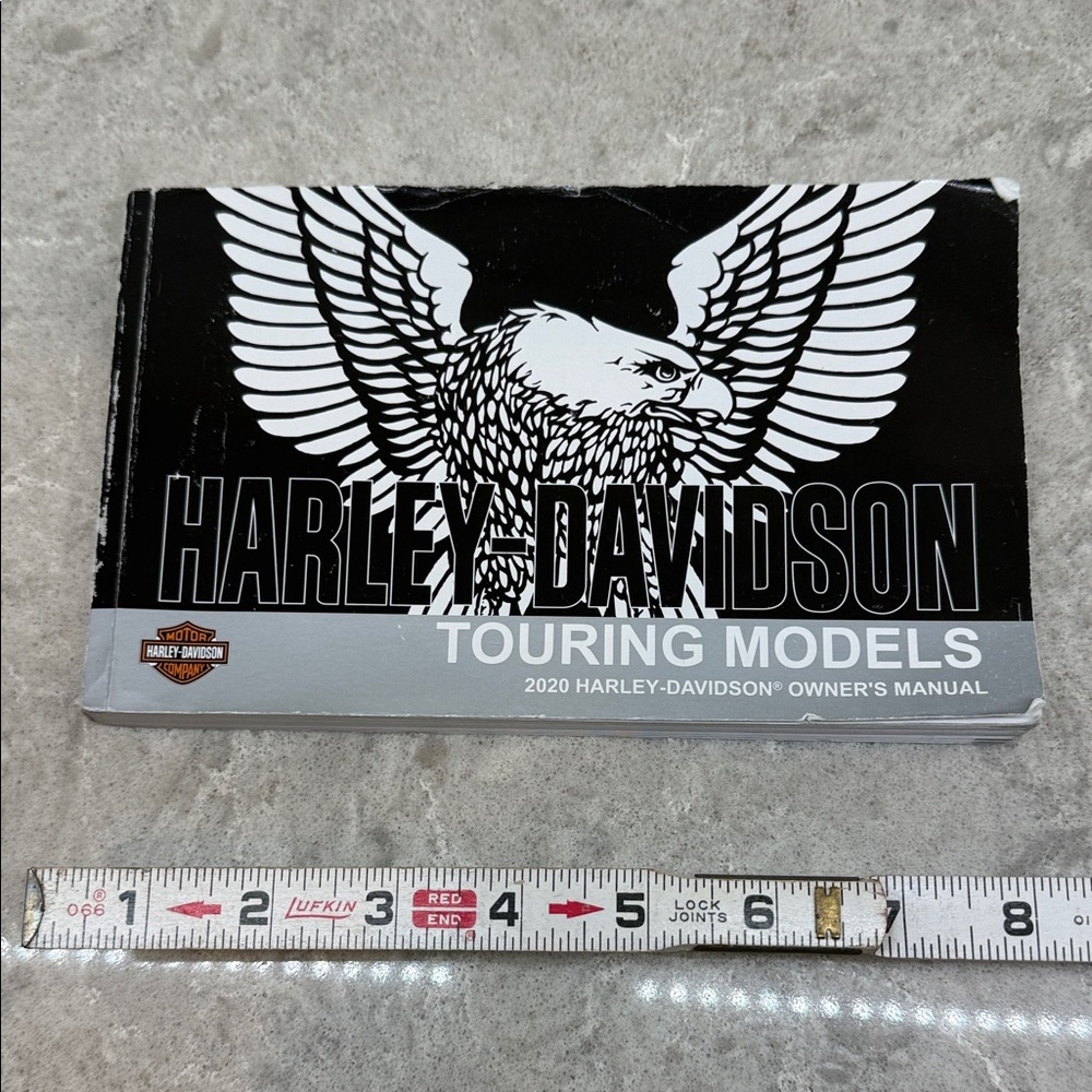 Harley-Davidson Touring Models Manual with Eagle Design